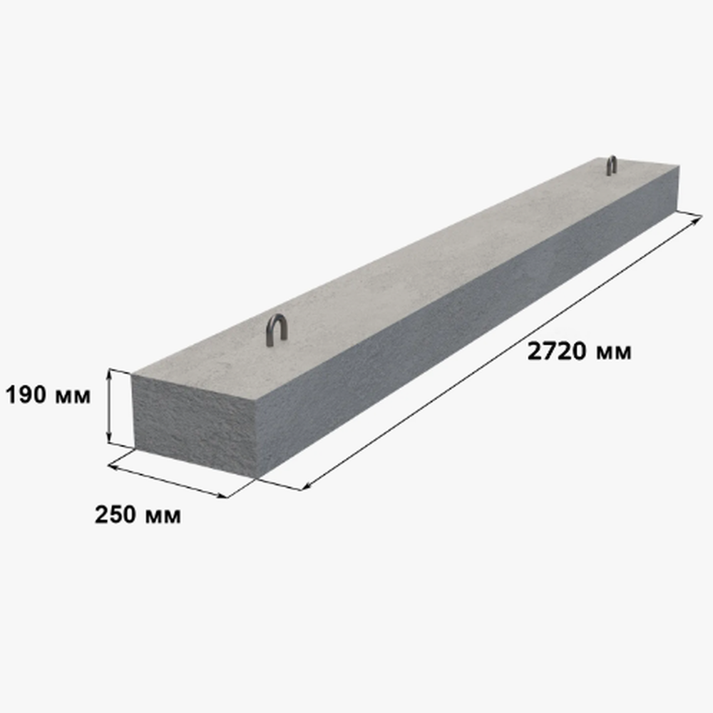 Перемычка брусковая 10ПБ-27-37 Перемычка брусковая 10ПБ-27-37
